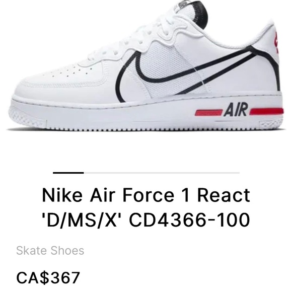 Nike Air Force 1 React 'D/MS/X' - Picture 3 of 14
